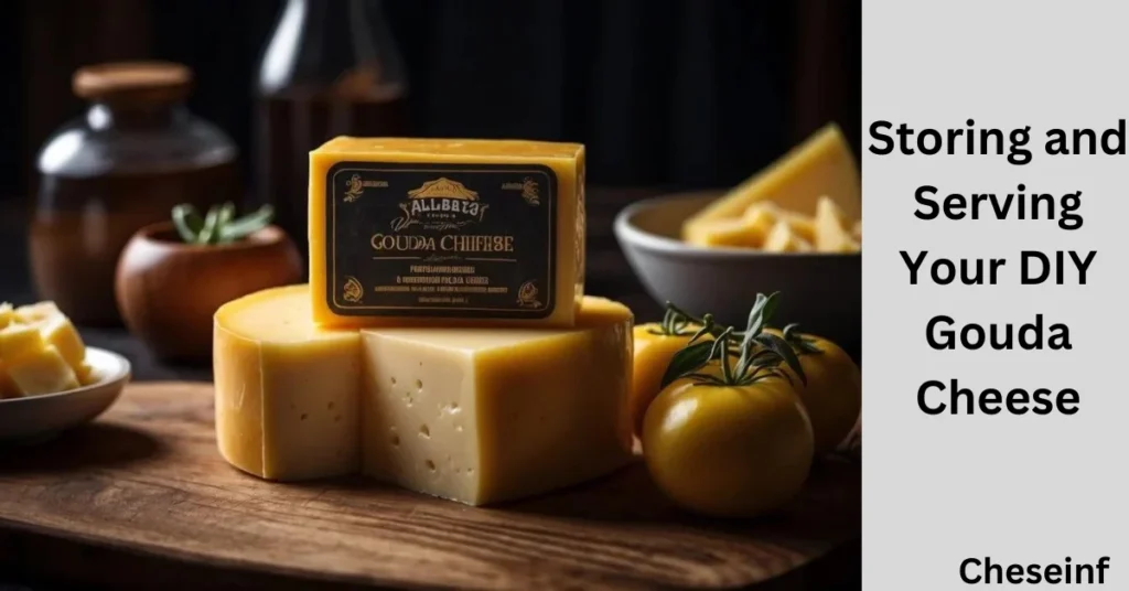 Storing and Serving Your DIY Gouda Cheese